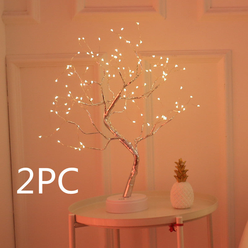 Christmas Decoration Night Light LED Pearl Tree
