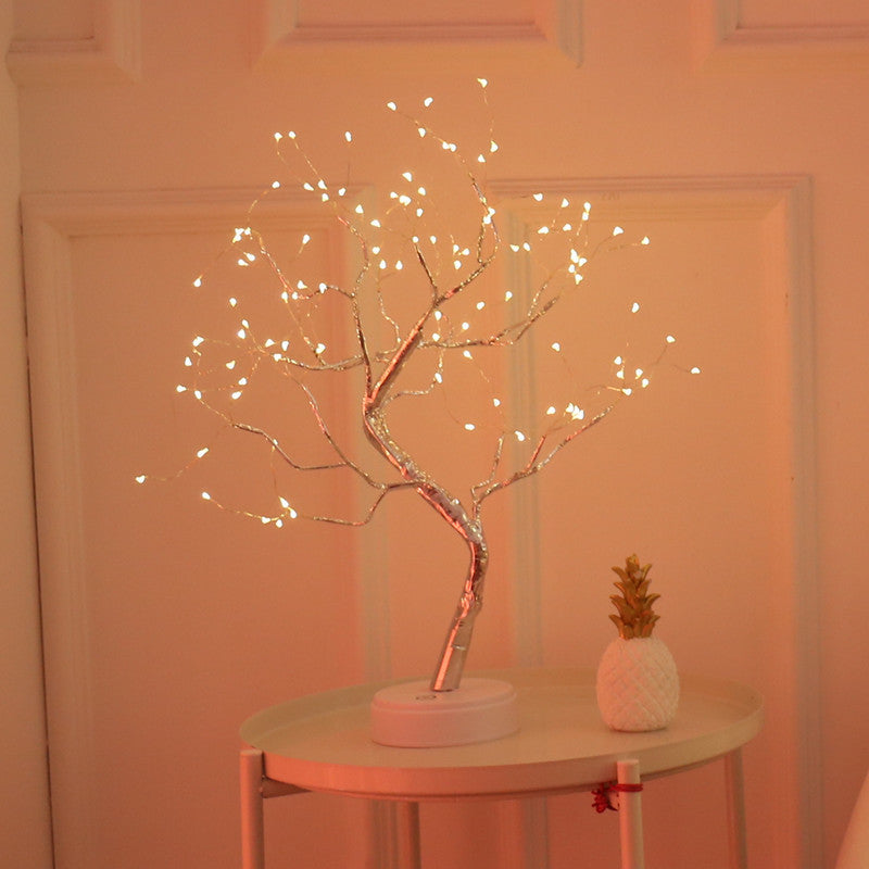 Christmas Decoration Night Light LED Pearl Tree