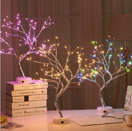 Christmas Decoration Night Light LED Pearl Tree