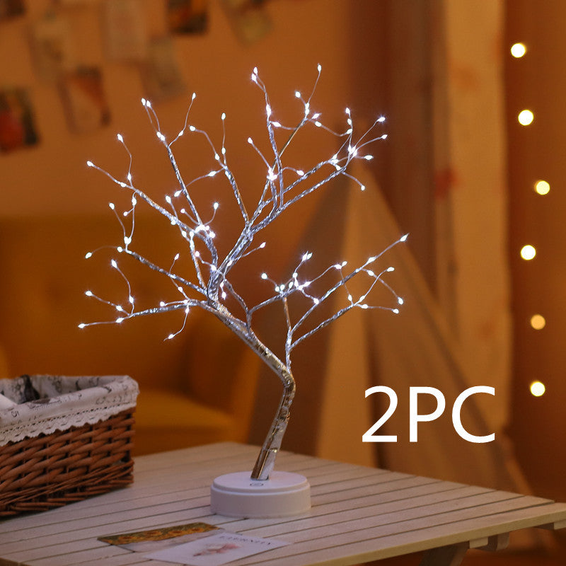 Christmas Decoration Night Light LED Pearl Tree