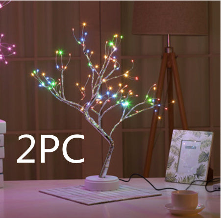 Christmas Decoration Night Light LED Pearl Tree