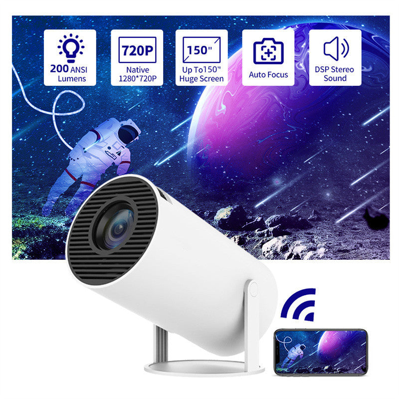 Portable Projector Small Straight Projector- Perfect Holiday Gift