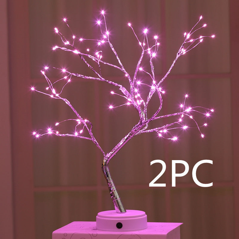 Christmas Decoration Night Light LED Pearl Tree