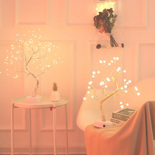 Christmas Decoration Night Light LED Pearl Tree